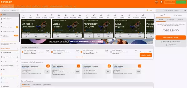 Betsson Review - Apuestas deportivas