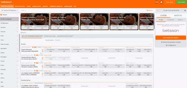 Betsson Review - Básquet