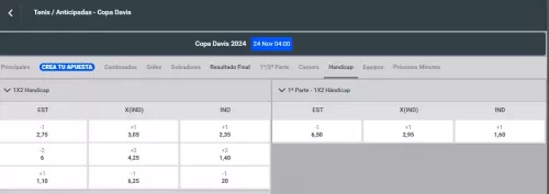 Hándicap en Tenis - Codere